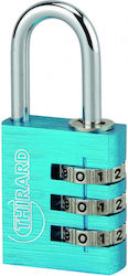 Thirard Padlock Brass Combination 30mm Blue 1pcs
