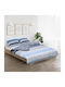 Heinner Σετ Σεντόνια Ημίδιπλα 180x200εκ. Azul (4τμχ)