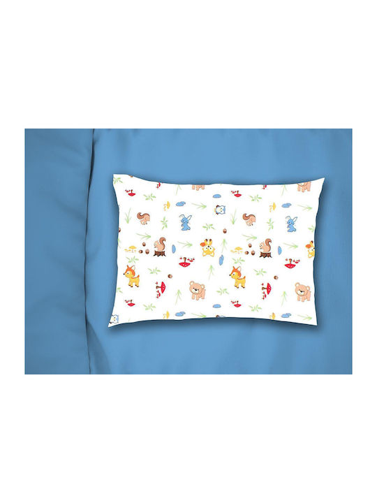 Dimcol Baby Cotton Pillowcase Multicolour 45x35cm