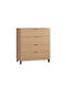 Kinderkommode Simple mit 4 Schubladen 90x47x90 cm