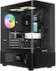 Gamdias ATLAS E2 Gaming Midi Tower Κουτί Υπολογιστή με ARGB Φωτισμό Μαύρο