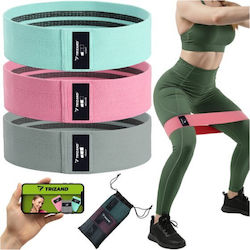 Trizand Loop Bands Set 3 Pieces Multicolour 0.74m Trizand Loop Bands Set 3 Pieces Multicolour 0.74m