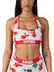 Women's Sports Bra without Padding Cherry