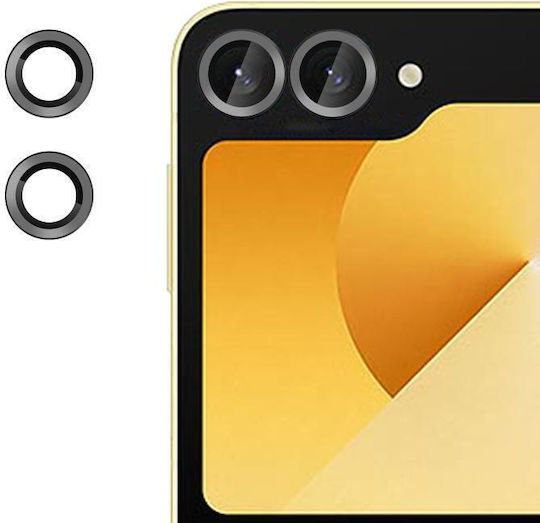 Lens Προστασία Κάμερας Tempered Glass Μαύρο για το Samsung Galaxy Z Flip7 5G