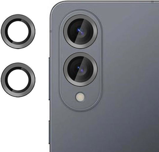 Lens Camera Protection Tempered Glass Black for the Samsung Galaxy S25 Edge 5G