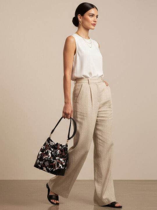 Women's Pouch Shoulder Beige