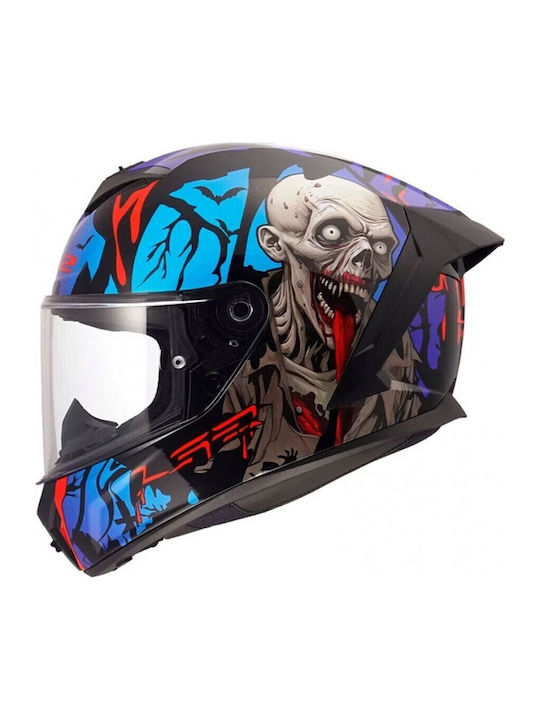 LS2 FF820 Rapid III Zombie II Gloss Black/Red/B...