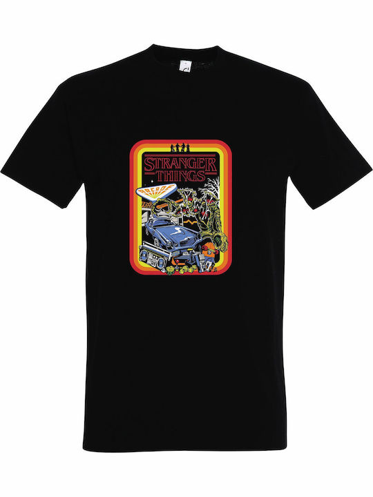 kirikoko Kinder-T-Shirt Black Stranger Things D...