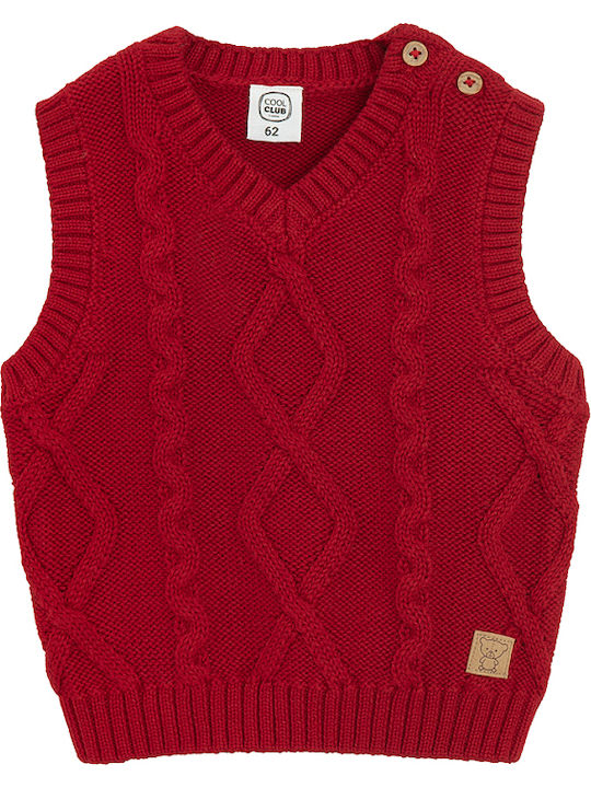 Kids' Vest Sleeveless Red