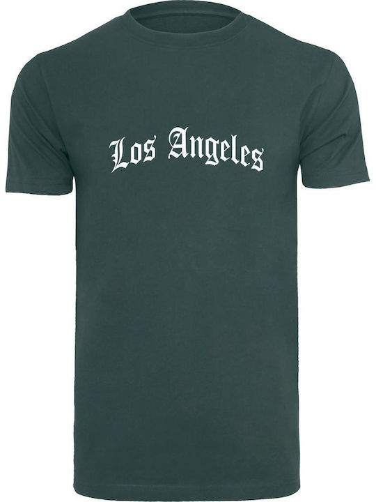 Mister Tee Los Angeles Wording T-shirt Bottlegreen