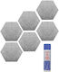 Audiodesigner Pet Hexagon Audio Treatment Panel 1 Piece In Gray Colour