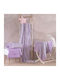 Rythmos Blanket Nursery Swaddling Blankets Nelie Fleece Lilac 80x110cm