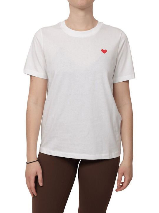 Vero Moda Γυναικείο T-shirt Λευκο