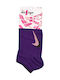 Design Damen Socken Purple 1Pack