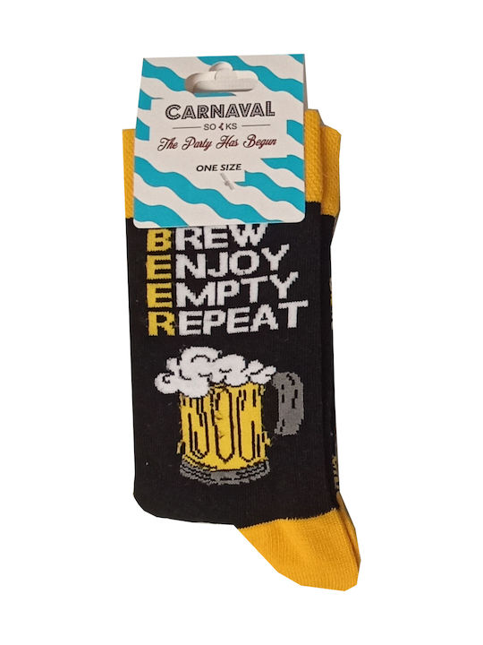 Carnaval Socks Κάλτσες με Σχέδια Μαύρο