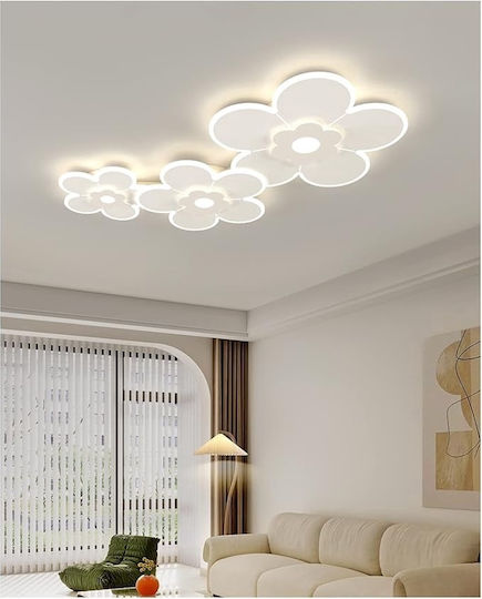 Lightplanet Ceiling Mount Light White with Integrated LED and Remote Control