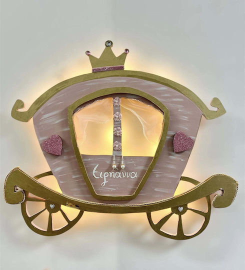 Wooden Wall Light Carriage 3D Elements
