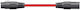 Citronic XLR male to XLR female 3m Cable Red (XF-XM300RD)