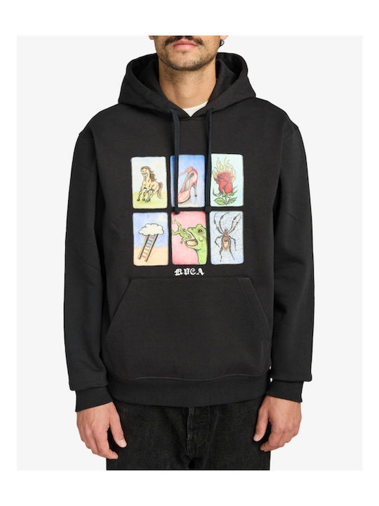 RVCA Hanorac cu Glugă Black