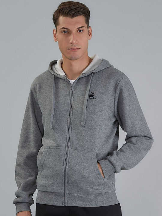Admiral Ζακέτα με Κουκούλα Dk Grey Mel