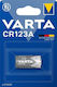 Varta Μπαταρία Λιθίου CR123 Μιας Χρήσης (Long Life) 1τμχ