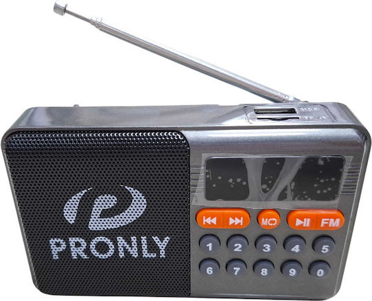 PR-808BT Cu baterie cu Bluetooth și USB Gri