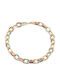 Damen Kette Hand Vergoldet Länge 25cm