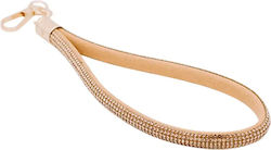 Handles Small Bags Strass Dark Beige