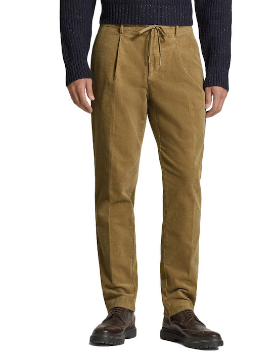Pantaloni Bărbați Elastici Regular Fit Bej
