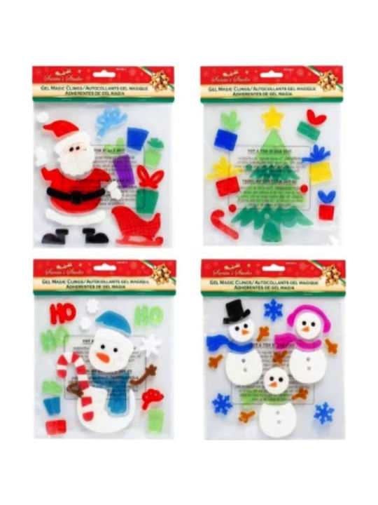 Christmas Stickers Διάφορα Σχέδια Gel 07794