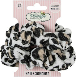Σετ 2 Leopard Scruncies Μαλλιών Μικροΐνες By Upper Canada
