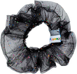 Scrunchie Τούλινο Μαύρο Midnight Spark Scrunchie