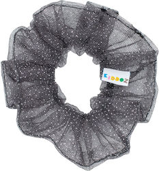 Scrunchie Τούλινο Ασημί Frost Glow Scrunchie