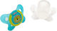 Nuby Pacifier Silicone NUBY - BLUE for 0-6 months