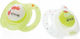 Nuby Orthodontic Pacifier Silicone Night Green for 0-6 months