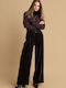 Dama Tesatura Pantaloni Brown