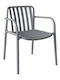 Outdoor Chair Polypropylene Sophia Dark Gray 57x58x82cm