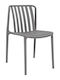 Outdoor Chair Polypropylene Sophia Dark Gray 43x58x82cm