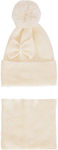 Celestino Damen Set Mützen Hals Fiohko Beige