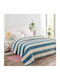 Lucktora Κουβέρτα Fleece Υπέρδιπλη 220x240εκ. Μπλε