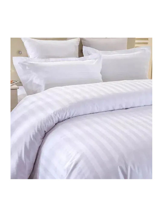 Mattex Duvet Cover Cotton Single 160x240 White
