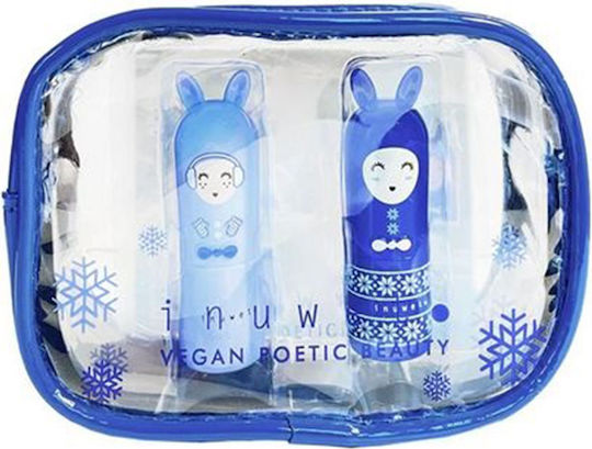 Inuwet Set Lip Balsam Vanilla Coconut And Strawberry