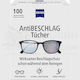 Zeiss Antibeschlag Tücher Für Einweg Brillengläser 100 Stück