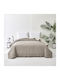 Mattex Κουβερλί Υπέρδιπλο Microfiber Mocca-ecru 220x240cm