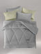 Saint Clair Husă de pătură Semi-dublu 180x240cm Argint 660 g/mp²Gsm