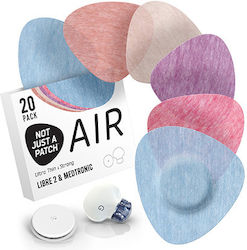 Nicht Nur Ein Patch Air Wasserdichtes Pflaster für Sensoren Freestyle Libre 2 Plus Medtronic Guardian & Dexcom G7 20 Stücke – Verschiedene Farben