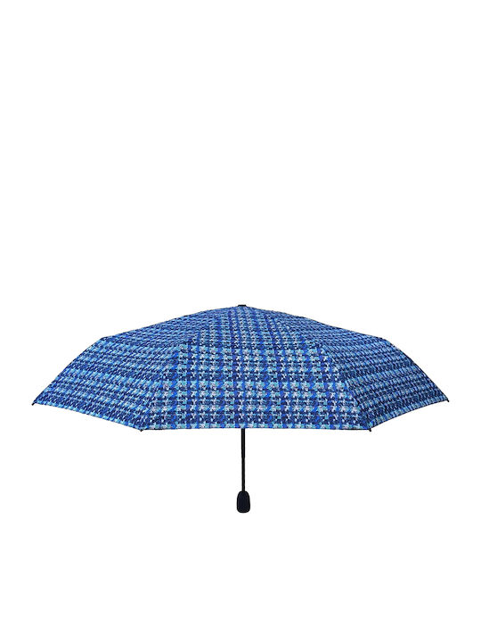 Gift-Me Winddicht Regenschirm Kompakt Blau