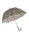 Out of the Blue Automatic Umbrella with Walking Stick Transparent
