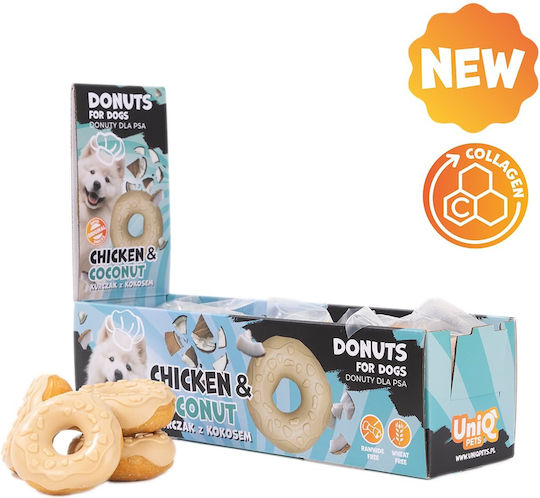 Uniq Treat for Puppies with Chicken, Rice, Cereals, Egg, Meat, Potatoes and Beef 7cm 50gr 10pcs