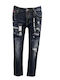 Pantaloni Jeans pentru Bărbați Albastru închis